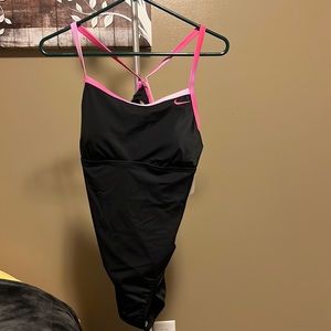 NIKE ONE PIECE SWIMSUIT WITH OPEN BACK. NEW WITH TAGS
